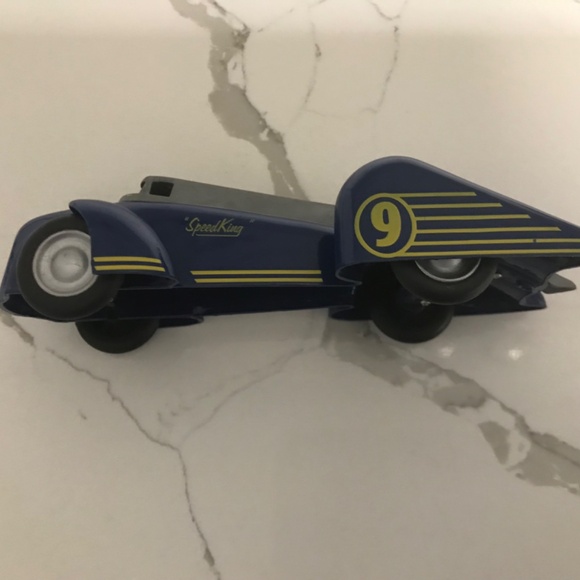 Xonex Speed King #9 Land Racer Die Cast Metal Blue Race Car 1998 - Picture 6 of 9